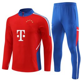 2023 New Tracksuit Adult Men Kids Long Sleeve Jacket Survetement 22/23 Sane GNABRY MULLER KIMMICH Football Soccer Munich Training Suit Sportswear