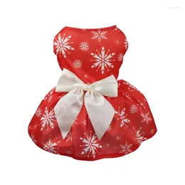 Dog Apparel Tank Top Skirt Create A Festive Atmosphere Comfortable And Soft Cozy Convenient Decoration Christmas Costume Realistic Image