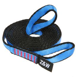 Climbing Ropes 23KN 16mm 150cm/4.9ft Rope Runner Webbing Sling Flat Strap Belt for Mountaineering Rock Climbing Caving Rappelling Rescue 231101