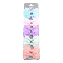 Hair Accessories 24set Grosgrain Ribbon Bows With Clip For Cute Baby Girls Barrettes Kids Colourful Clips