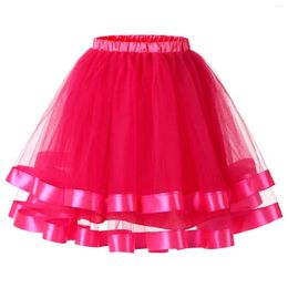 Women's Sleepwear Women Petticoat Underskirt Swing Tutu Skirt Cosplay Cute