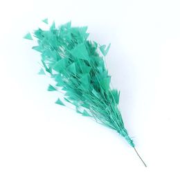 Turkey Flower for Headdress Colorful Clip in Hair Extensions Headpiece Decorative Feathers DIY Crafts