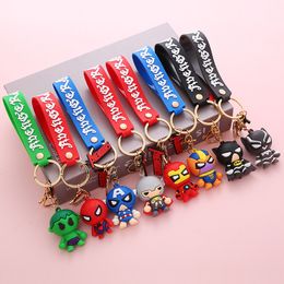 Decompression Toy Cartoon cartoon hero keychain couple cute silicone bag small pendant doll gift