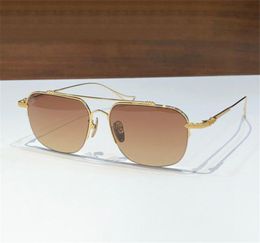 New fashion design pilot sunglasses 8065 retro shape metal half frame vintage punk style high end outdoor UV400 protection eyewear