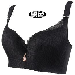 Bras e f grande copo push up sutiã 38 40 42 48 50 rendas plus size para mulheres sexy íntimo 85 90 95 110 115 roupa interior feminina grande bh 231031