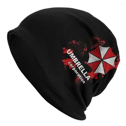 Berets Umbrella Corporation Unisex Bonnet Thin Hip Hop Double Layer Hats For Men Women
