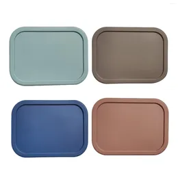 Dinnerware Silicone Bento Boxes Containers Easy To Clean Stackable Design Lunch Box For Outdoor Camping Picnic