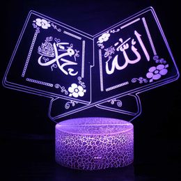 Night Lights Led Night Light Kids Decorative Lights Battery USB Desk Table Lamp 16 Colors with Remote Decoration Ramadan Gift for Friend P230331