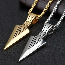 Gun Head Pendant Necklaces Women Mens Stainless Steel Hip Hop Jewellery for Neck Fashion Christmas Gifts for Girlfriend Wholesale