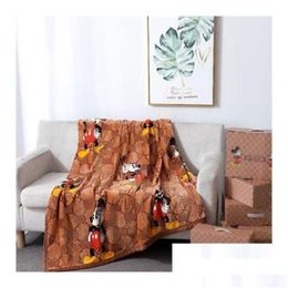 Blankets Blankets Four Seasons Soft Flannel Blanket Warm Sofa Nap Kids Adts Carpet Home Textiles Beddings Supplies 150X200Cm Drop Del Dhqmc