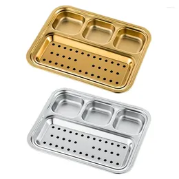 Plates 587C Roast Plate Dish Tray With Removable Oil Philtre Platter Container