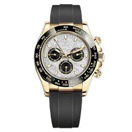 big watch -Men's Automatic Mechanical Watch 41mm Stainless Steel Three Eyes Sapphire Waterproof Watch288p