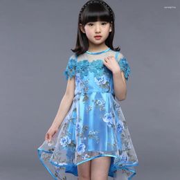 Girl Dresses Summer 2023 Dress Korean Gauze Princess Children Dovetail