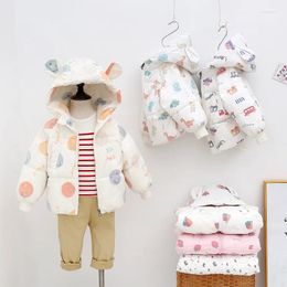 Down Coat 2023 3-8 Years Kids Winter Jacket Children Clothes Warm Coats For Boys Girls Outerwear