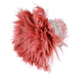 Natural Chicken Feathers Crafts Jewellery Making Fly Tying Accessories 4-6" Rooster Saddle Plumes Wedding Decoration
