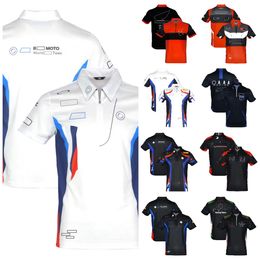 2024 New Motorcycle Cross-country Motorcycle Driver's Clothing Half Sleeve Breathable POLO Shirt Plus Size Customization