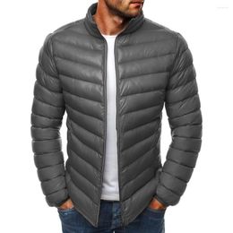 Men's Down ZOGAA Brand Colourful Men Winter Jacket Warm Mens Cotton Coat Casual Parka Zipper Slim Fit Overcoat Clothes 2023