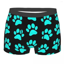 Underpants Print Pattern Aqua Animal Cute Forest Ocean Breathbale Panties Man Underwear Comfortable Shorts Boxer Briefs