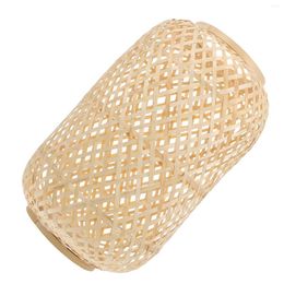 Pendant Lamps Lantern Shade Hand Moulding Kit Creative Lampshade Simple Light Rattan Bamboo Craft Decor Accessory Weaving Home