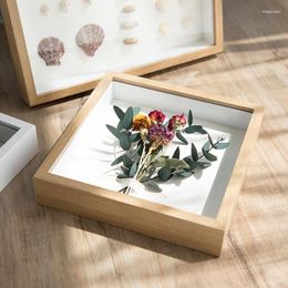 Frames Shadow Box Depth 3cm Wooden Po Frame For Displaying Three-Dimensional Works Nordic DIY Wood Picture Decor
