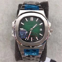 U1 New Style Automatic Movement Green Dial Glass Back Men Watch 316 Stainless Band Male Watch 267x