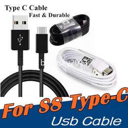 Fast Type c USB Cable 1.2M 4ft for Samsung Note 20 Note 8 S8 S9 S10 S21 Type C Quick Charge Charging Phone Cables B1