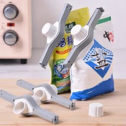 Food Storage Organisation Sets Screw Cap Sealing Clip Seasoning Bag Milk Powder Salt Snack Preservation Gadget Kitchen Accessories 231101