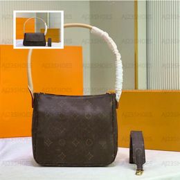 Women's Round handle shoulder bag Luxury Designer Handbag Women's Fashion Print satchel Purse Underarm Bag Women's Classic Tote bag 51147