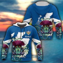 Men's Hoodies & Sweatshirts Scotland Classic 3D Printd Art Hoodie Unisex Harajuku Style Streetwear Oversized 5XL Pullover Sweatshirt Ropa Ho