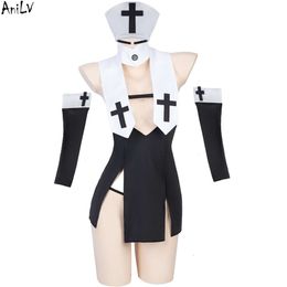 Ani 2023 Women Convent Nun Dress Uniform Outfits Costumes Cosplay cosplay