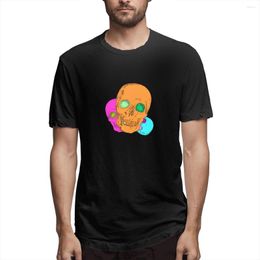 Men's T Shirts Shirt Mens Terror Skull T-shirts Male Boy Skate Tshirt Top Print Short Sleeve