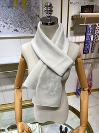 2023 women's fashion scarf full diamond double C long scarf pure cashmere material