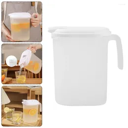 Hip Flasks 1.8L PP Cold Water Jug Heat-Resistant Juice Pitcher Safe Beverage Storage Container Kettle Set Teapot Milk Drink 18 19 13cm