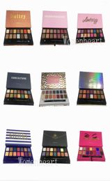 Makeup Fashiond Perfect Eyeshadow Pink Black Yellow Green Purple Eyeshadow Palette 14 charming Color1575440