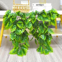 Decorative Flowers Artificial Ivy Hanging Plant Fern Leaves Decoration Home Accessories Fake Dining Room Wall