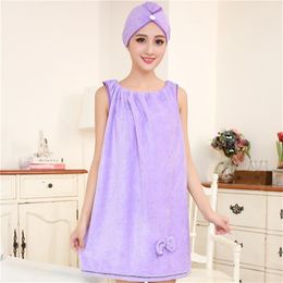 Towel 2023 Brand Female Solid Microfiber Bath Set Women Super Absorbent Towels For Adults Bathroom Body Hair Sets