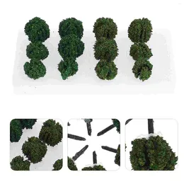 Decorative Flowers Miniature Model Trees Artificial Bonsai Turf Lawn Botanical Decor Bushes Tree Decoration Mini Boxwood