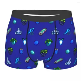 Underpants Stardew Valley Cartoon Men Underwear Anime Boxer Shorts Panties Funny Soft For Male