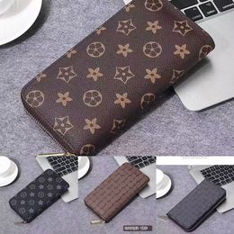 Men Luxurys Designer Wallets Cardholder Women Long Fold Short Plaid Wallet France Paris Mens designer Clutch Bags Cute Purse Credit Card Holder wallets woman Bag New