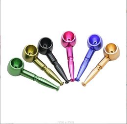 Smoking Pipes Large smoker metal pipe creative and convenient long mouth small pipe