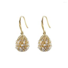 Dangle Earrings LANFLORA Bohemia Fashion Pearl Women Romantic Birthday Copper Alloy Classic Bulk Wholesale