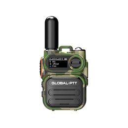 Rete pubblica globale 4G walkie-talkie Mini walkie-talkie portatile bidirezionale con torcia a distanza illimitata di 5000 km