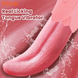 Sex Toy Massager Adult Massager Tongue Licking Vibrators for Women Dildo Adults 18 g Spot Clitoral Stimulator Rechargeable Vibrator Female y Toy