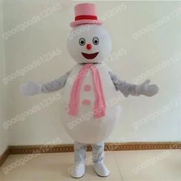 Christmas Snowman Mascot Costumes Halloween Fancy Party Dress Unisex Cartoon Character Carnival Xmas Advertising Party Outdoor Outfit