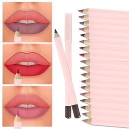 Lip Pencils Brown Lip Liner Pencil Private Label Custom Bulk Lipliner Lips Cosmetics Cosmeticos Makeup 231031