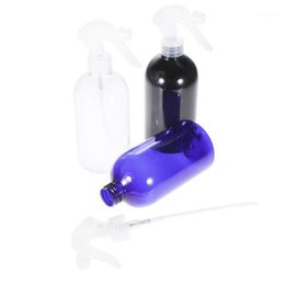 Watering Equipments 1pc 500ml Spray Plastic Bottle Transparent/Blue/Black Hand Pressure Kettle Gradon Tools Plant Self Pot Mini Sprayer Can1