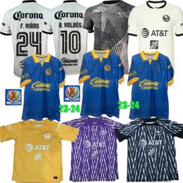 XXXL 4XL 22/23 Club America Soccer Jerseys CA Liga MX 2023 FIDALGO goalkeeper short sleeve HENRY Camisas de Futebol Men kit Football Shirts