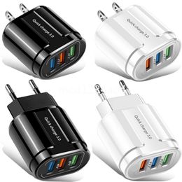 Universal Smart Quick Chargers QC3.0 EU US Wall Charger Adapter For IPhone 7 8 X 11 12 13 14 Samsung M1