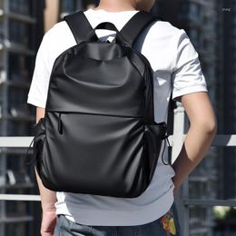 Backpack Simple Men Large Capacity School Bag Bagpack Laptop Boys Teenager Travel Notebook Shoulder Mochila