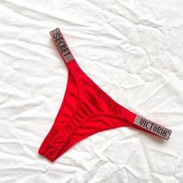 Women's Panties Pink Comfort Sexy Women Lingerie Brand Design Thong Fashion Plus Size Bra Seamless Briefs Letter Underwear 231031